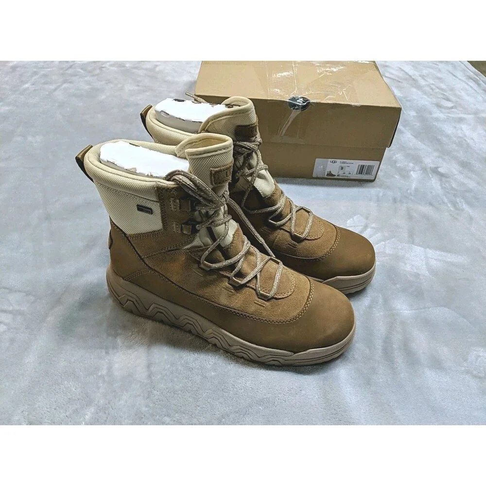 UGG‎ TERRETRAIL HI-TOP WATERPROOF SUEDE SNOW SNEAKER BOOTS, US 9